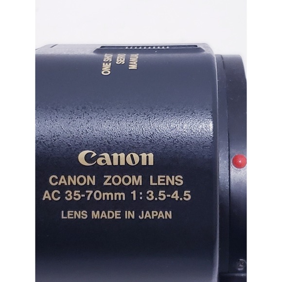 CANON ZOOM LENS AC 35-70mm 1: 3.5-4.5 Camera Lens With Caps - Picture 3 of 6